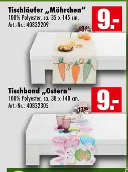 Möbel Mahler Tischläufer 'möhrchen' Angebot