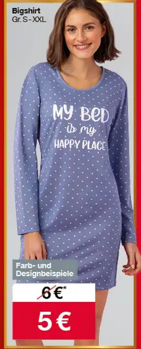 Woolworth Bigshirt Angebot