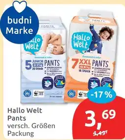 Budni Hallo welt pants Angebot