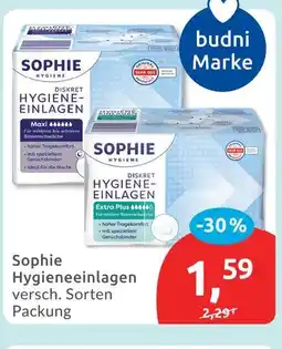 Budni Sophie hygiene-einlagen maxi Angebot