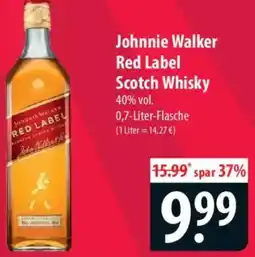 Famila Nord Ost Johnnie Walker Red Label Scotch Whisky Angebot