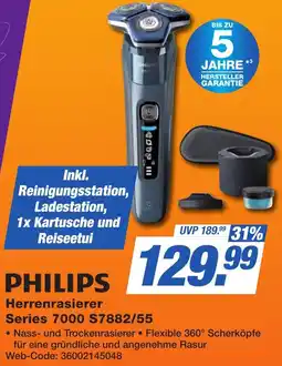K+B Expert PHILIPS Herrenrasierer Series 7000 S7882/55 Angebot