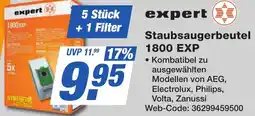 K+B Expert expert Staubsaugerbeutel 1800 EXP Angebot