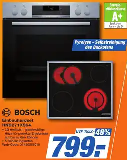 K+B Expert BOSCH Einbauherdset HND271XS64 Angebot