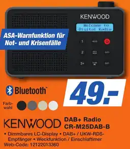 K+B Expert KENWOOD DAB+ Radio CR-M25DAB-B Angebot