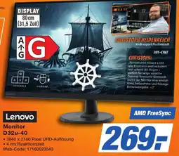 K+B Expert Lenovo Monitor D32u-40 Angebot