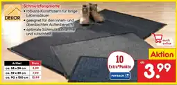 Netto Marken-Discount DEKOR Schmutzfangmatte Angebot