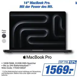 K+B Expert Apple MacBook Pro Angebot