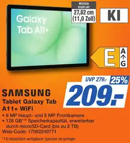 K+B Expert SAMSUNG Tablet Galaxy Tab A11+ WiFi Angebot