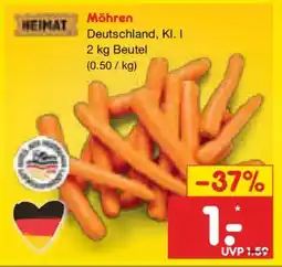 Netto Marken-Discount HEIMAT Möhren Angebot