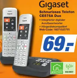 K+B Expert Gigaset Schnurloses Telefon CE575A Duo Angebot