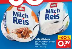 Netto Marken-Discount Müller Milchreis Angebot
