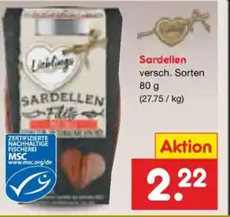 Netto Marken-Discount Lieblings Sardellen Angebot
