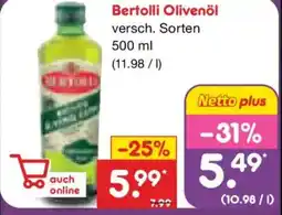 Netto Marken-Discount Bertolli Olivenöl Angebot