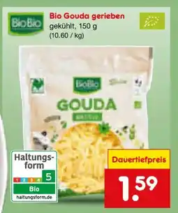 Netto Marken-Discount BioBio Bio Gouda gerieben Angebot