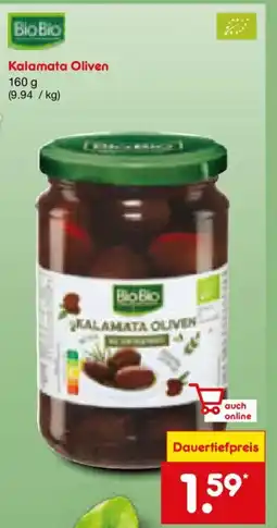 Netto Marken-Discount BioBio Kalamata Oliven Angebot