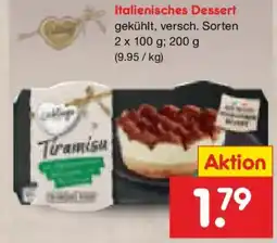 Netto Marken-Discount Italienisches Dessert Angebot