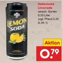Netto Marken-Discount Italienische Limonade Angebot