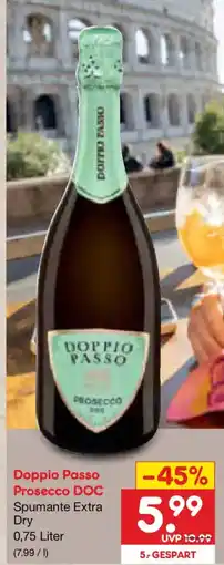 Netto Marken-Discount Doppio Passo Prosecco DOC Spumante Extra Dry Angebot