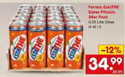 Netto Marken-Discount Ferrero EstaTHE Eistee Pfirsich Angebot