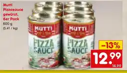 Netto Marken-Discount Mutti Pizzasauce Angebot