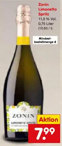 Netto Marken-Discount Zonin Limonetto Spritz Angebot