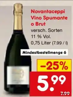 Netto Marken-Discount Novantaceppi Vino Spumante o Brut Angebot