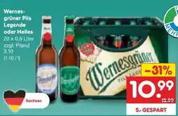 Netto Marken-Discount Wernesgrüner Pils Legende oder Helles Angebot