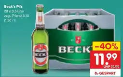 Netto Marken-Discount Beck's Pils Angebot