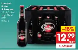 Netto Marken-Discount Lausitzer Porter Schwarzes Angebot
