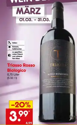 Netto Marken-Discount Triasso Rosso Biologico Angebot