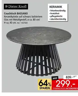 Zurbrüggen Dieter knoll couchtisch bassano Angebot