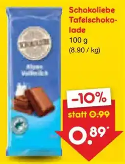 Netto Marken-Discount Schokoliebe Tafelschokolade Angebot