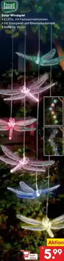 Netto Marken-Discount Living & GARDEN Solar Windspiel Angebot