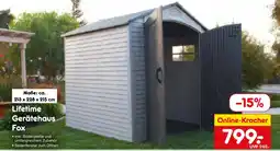 Netto Marken-Discount Lifetime Gerätehaus Fox Angebot