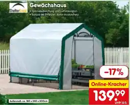 Netto Marken-Discount ShelterLogic Gewächshaus Angebot