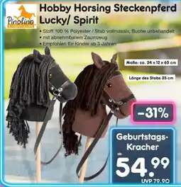 Netto Marken-Discount Pinolino Hobby Horsing Steckenpferd Lucky/ Spirit Angebot