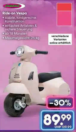 Netto Marken-Discount JAMARA Ride-on Vespa Angebot