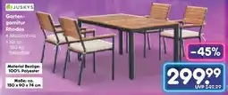 Netto Marken-Discount JUSKYS Garten- garnitur Rhodos Angebot