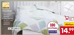 Netto Marken-Discount DEKOR Steppdecke Angebot