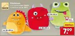 Netto Marken-Discount DEKOR Plüschkissen Angebot