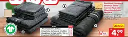 Netto Marken-Discount DEKOR Duschtuch, Handtuch 2er Pack, Gäste- tuch 4er Pack oder Waschhandschuhe 6er Pack Angebot