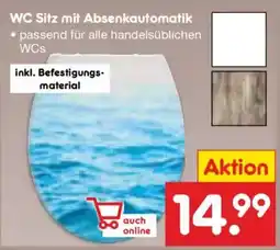 Netto Marken-Discount WC Sitz mit Absenkautomatik Angebot