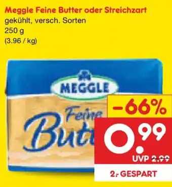 Meggle Feine Butter oder Streichzart
