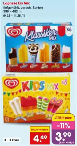 Netto Marken-Discount Lagnese Eis Mix Angebot