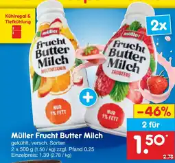 Netto Marken-Discount Müller Frucht Butter Milch Angebot