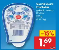Netto Marken-Discount Quarki Quark Frischkäse Angebot