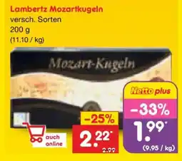 Netto Marken-Discount Lambertz Mozartkugeln Angebot
