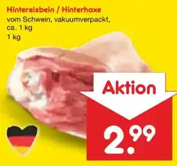 Netto Marken-Discount Hintereisbein / Hinterhaxe Angebot