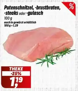 Simmel Putenschnitzel, -brustbraten, -steaks oder-gulasch Angebot